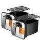 Аэрогриль с двумя лотками и сенсорным экраном 4,5л+4,5л 2000Вт Air Fryer RAF R.5376 Черный