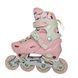 Ролики детские раздвижные с полным комплектом защиты р 29-33 Scale Sports Pink LF 605 Розовые
