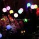 Комплект садових світильників декоративних Світлячки 2 шт по 10LED RGB 70см