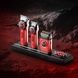 Комплект машинка для стрижки, триммер, електробритва VGR 3IN1STEPLERSS PRO RED Чорна з червоним