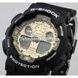 Мужские наручные часы G-SHOCK-3 Черные с золотым