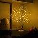 Лампа настольная Дерево серебряное - капли LED SFK-26 USB + батарейки тёплый свет