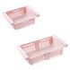 Органайзер у холодильник Strechable Hanging Storage Rack розсувний Рожевий