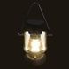 Ліхтар у вигляді гасової лампи 7LED Solar and Hand Crank Lamp RY-T91 Чорний