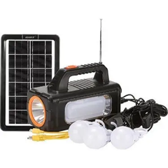 Портативная солнечная автономная система Solar Light RT-905BT (MP3, радио, Bluetooth, 3 лампочки)