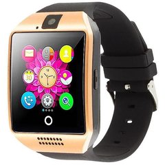 Розумний годинник Smart Watch Q18 чорні с золотом