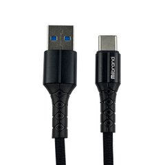 Кабель Mibrand MI-12 High Current Charging Line USB для Type-C 5A 1m Black