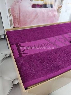 Простынь Belizza Gold bordo 200х220см Бамбук