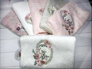 Рушники Pupilla Hayal oval 70х140см Бамбук набір 6шт