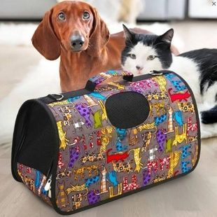Сумка-перенесення для тварин White paws For Friends 51&times;30см Чорний кіт