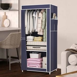 Шафа для одягу тканинна Storage Wardrobe AND XL-1616 Синій