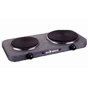 Плитка электрическая SeaBreeze SB-065 2500Вт 2 конфорки 16см+19см диск