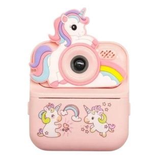 Дитячий фотоапарат Print Camera Єдиноріг Рожевий