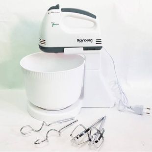 Миксер Rainberg RB-1005 7 скоростей с чашей 2л 500Вт Белый