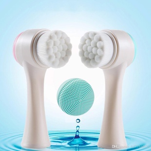 Багатофункціональна 3D щітка для обличчя Facial Cleansing Brush Блакитна