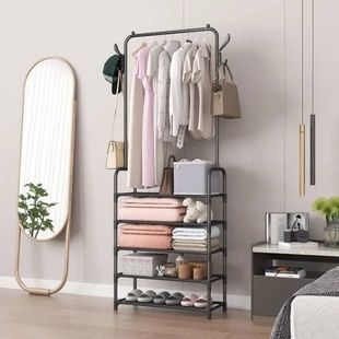 Вешалка для одежды New simple floor clothes rack Черная
