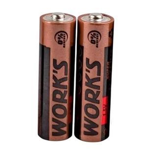Набір батарейок 2шт АА Works LR03 alkaline