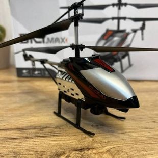 Вертоліт на радіокеруванні з камерою акумуляторний USB-C Wi-Fi SKY Max Сірий