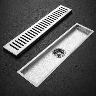 Трап-душевая решетка напольная металлическая floor drain AND YLN7237-30 Серая