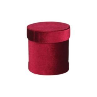 Коробка подарочная с велюровым покрытием 11*11см W1440 7-14406 Красная