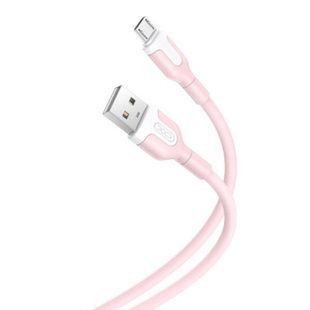 Кабель XO NB212 2.1A USB cable for Type-c Рожевий