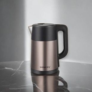 Электрочайник 1500W 2,5 л Sokany SK-09016 Темно-коричневый