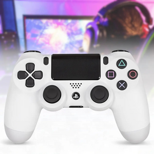 Джойстик геймпад Doubleshock 4 PS4 wireless controller Білий