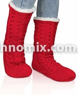 Носки антискользящие Huggle Slipper Socks Красный