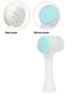 Багатофункціональна 3D щітка для обличчя Facial Cleansing Brush Блакитна