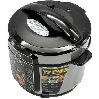Мультиварка ROTEX REPC73-B, 5 літрів 900 Вт, 17 програм + Подарунок Пензлик