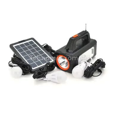 Портативна сонячна автономна система Solar Light RT-905BT (MP3, радіо, Bluetooth, 3 лампочки)