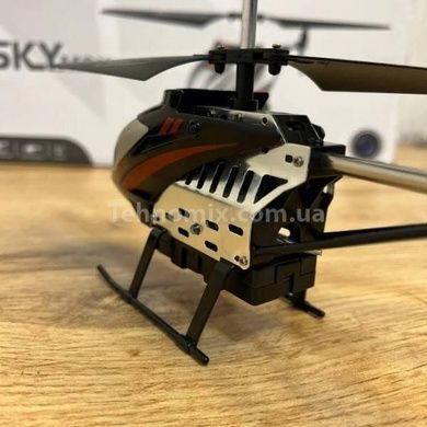 Вертолет на радиоуправлении с камерой аккумуляторный USB-C Wi-Fi SKY Max Серый