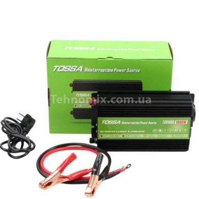 Преобразователь напряжения с функцией UPS 12-220V 1000W Tossa TAU1000L Черный с салатовым