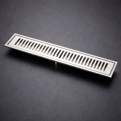 Трап-душові грати напольні металеві floor drain AND YLN7237-30 Сіра