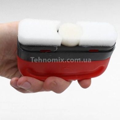 Щітка-очисник для автомобіля мультифункціональна Oil cleaning brush Чорна з червоним
