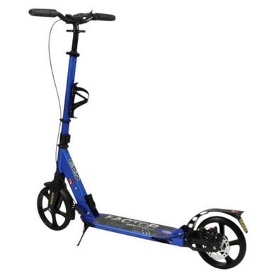 Самокат двухколесный с регулировкой высоты руля Best Scooter BS-88902 Черный с синим
