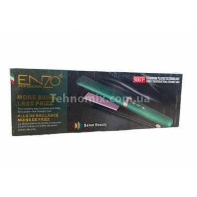 Плойка для волос с термостойким ковриком ENZO-3122 Зеленая