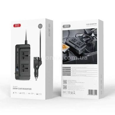 Автомобільний інвертор XO CZ011 200W Чорний
