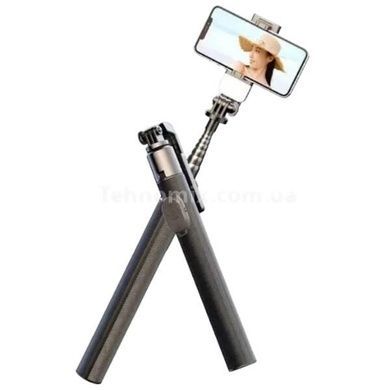 Штатив-селфі палиця з пультом управління DF-01S selfie stick Чорний