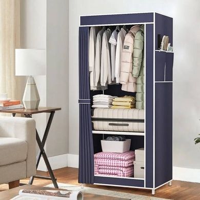 Шафа для одягу тканинна Storage Wardrobe AND XL-1616 Синій