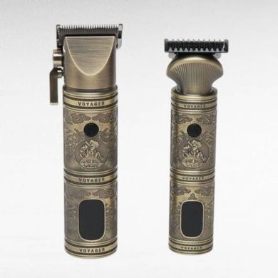 Набір для стрижки волосся Машинка+триммер VGR-670 Золотий