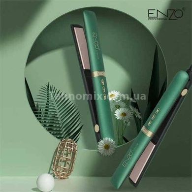 Плойка для волос с термостойким ковриком ENZO-3122 Зеленая