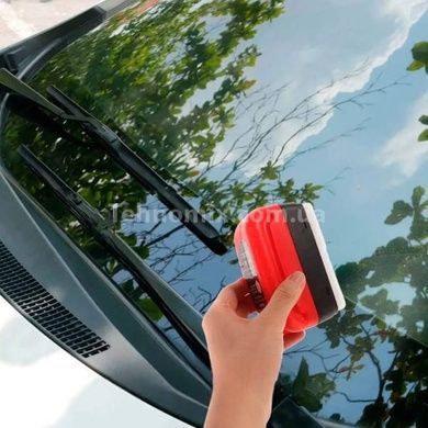 Щітка-очисник для автомобіля мультифункціональна Oil cleaning brush Чорна з червоним