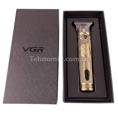 Тример аккумуляторный для стрижки волос VGR V-948 Золотой