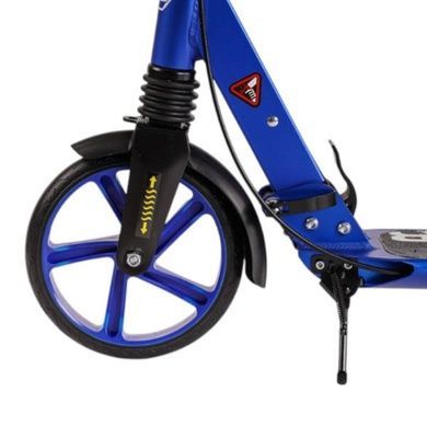 Самокат двухколесный с регулировкой высоты руля Best Scooter BS-88902 Черный с синим