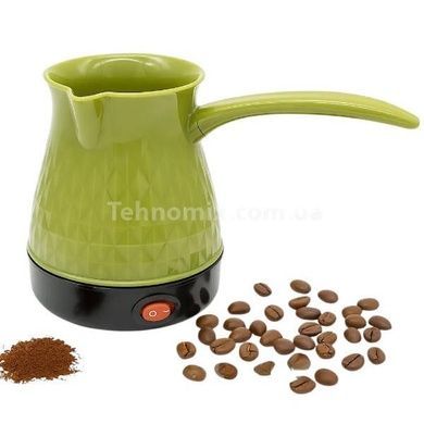 Турка электрическая дорожная 600Вт Electric Coffee Pot RAF R.157 Салатовая