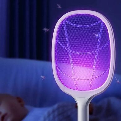 Мухобойка електрична Multifunction Electric mosquito Swatter Біла
