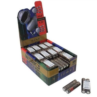 Набор батареек 2шт АА Works LR03 alkaline