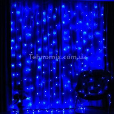 Гірлянда штора Водоспад внутрішня 480LED 3*3м Синє світло