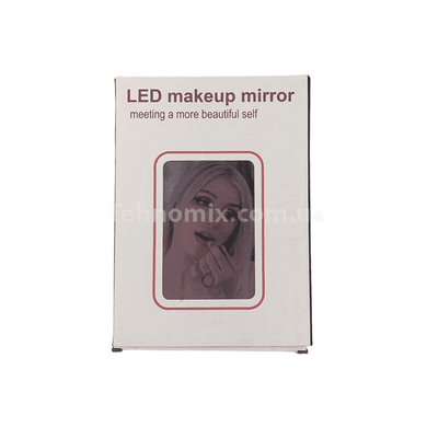 Зеркало для макияжа настольное с подсветкой led makeup mirror Белое
